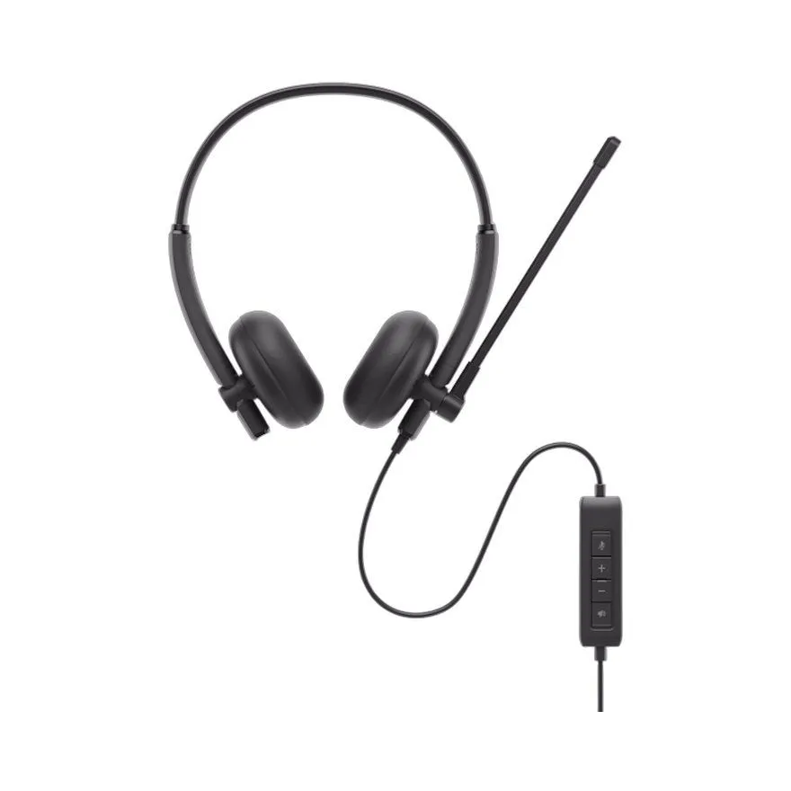 Slušalice Dell Wired Headset (WH125) / Žične / USB / Mikrofon / Black