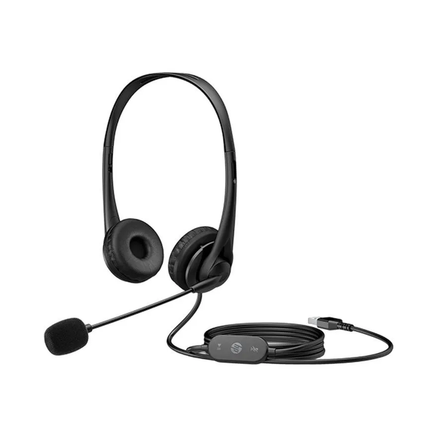 Slušalice HP Stereo USB Headset G2 (428K6AA) / Žične / USB / Mikrofon / Black