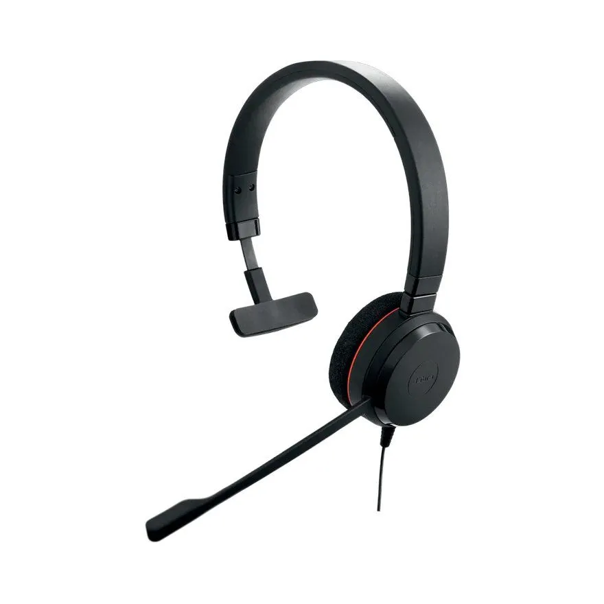 Slušalice Jabra Evolve 20 MS Mono / Žične / USB-C / USB / Mikrofon / Black