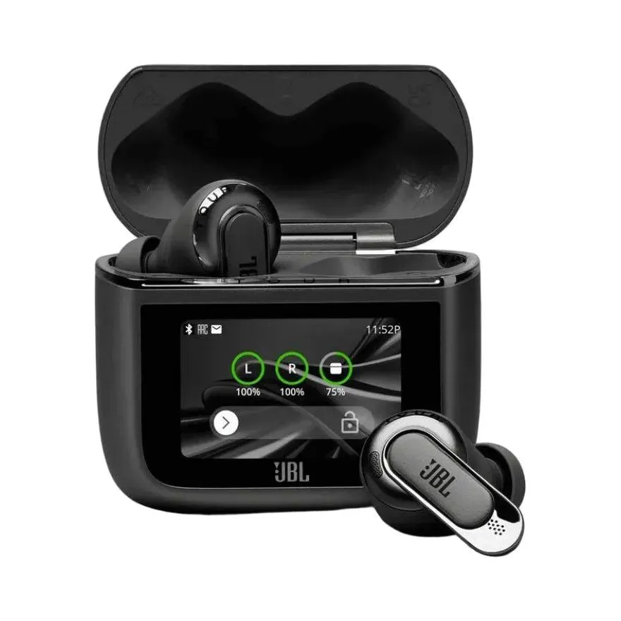 Slušalice JBL Tour Pro 3 / Bluetooth 5.3 / Bežične / ANC / Hi-Res / USB-C / Black / Bubice