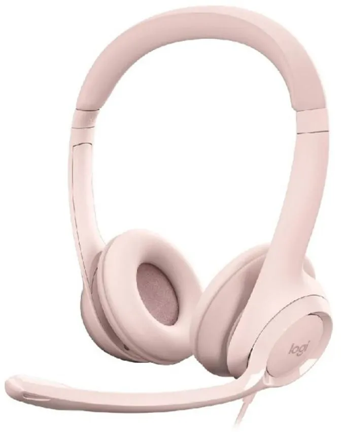 Slušalice Logitech H390 Stereo Headset Pink