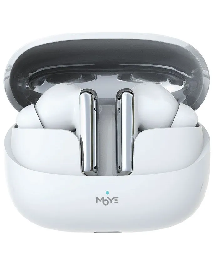 Slušalice MOYE Urban Beatz / Wireless / Bežične / Bluetooth 5.3 / USB-C / Mikrofon / White / Bubice