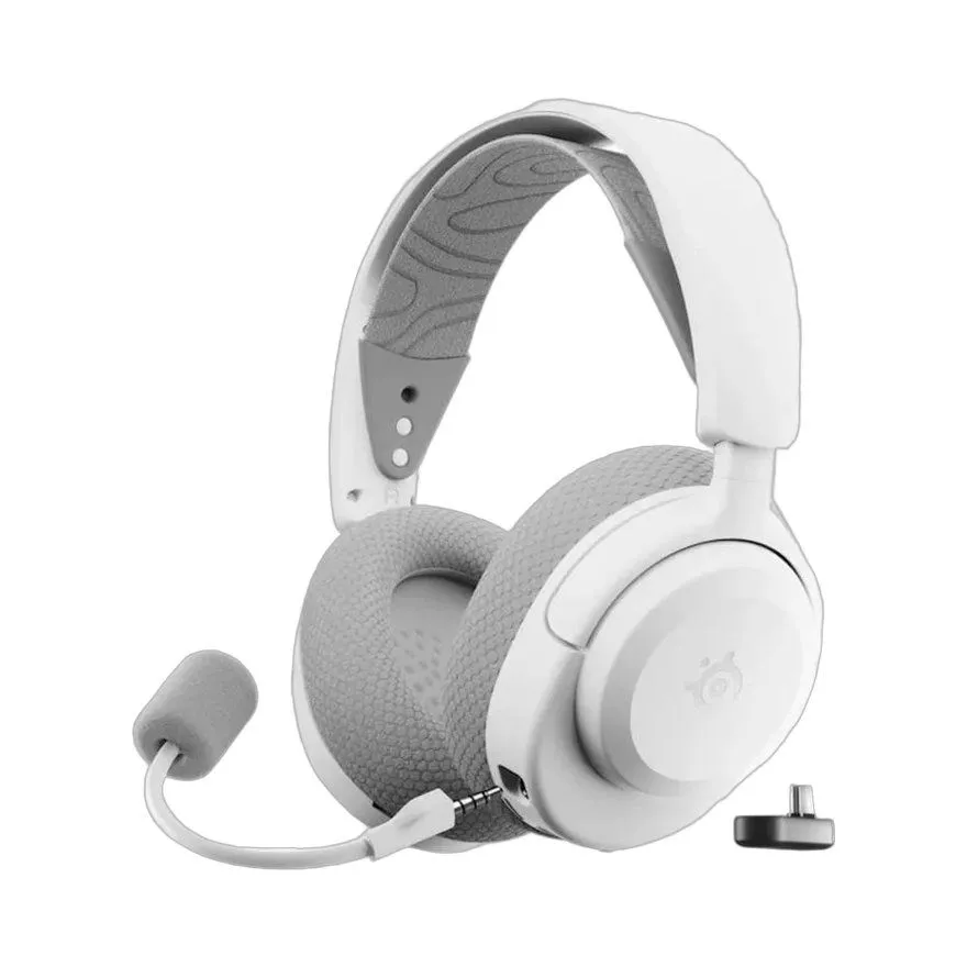 Slušalice SteelSeries Arctis Nova 3P Gaming / Wireless / Bežične / 2.4GHz / Bluetooth / USB-C / Whit
