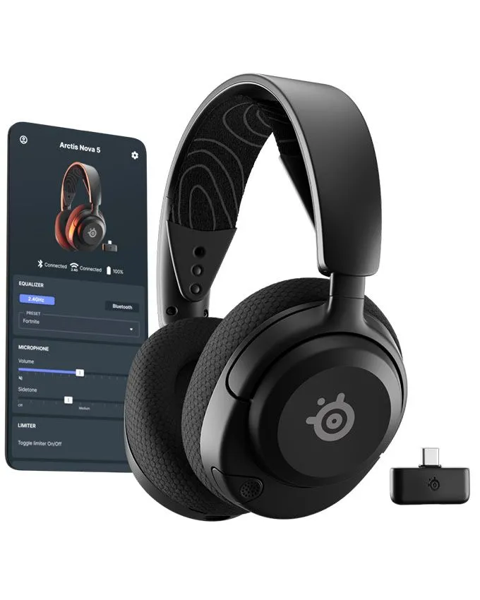 Slušalice SteelSeries Arctis Nova 5 Wireless Multiplatform - Black