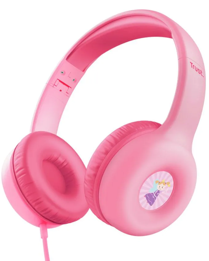 Slušalice Trust Nouna Kids Pink