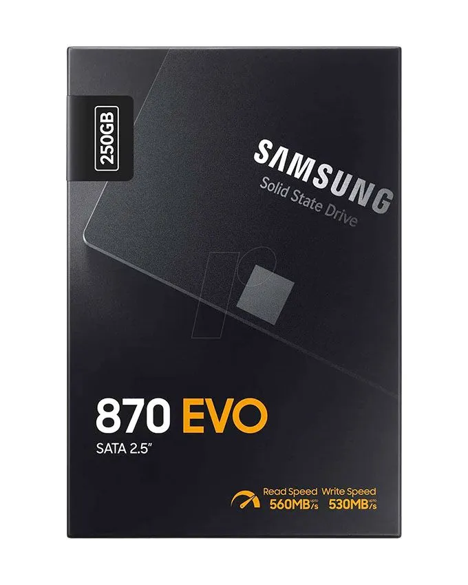 SSD Samsung 250GB 2.5" SATA III MZ-77E250B 870 EVO Series SSD