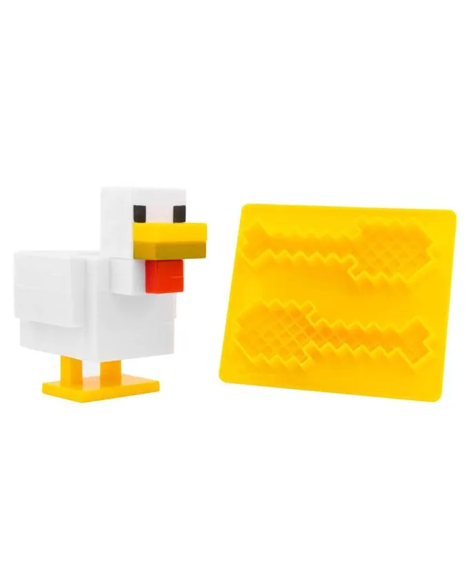 Stalak Minecraft Chicken Egg Cup and Toast Cutter V2