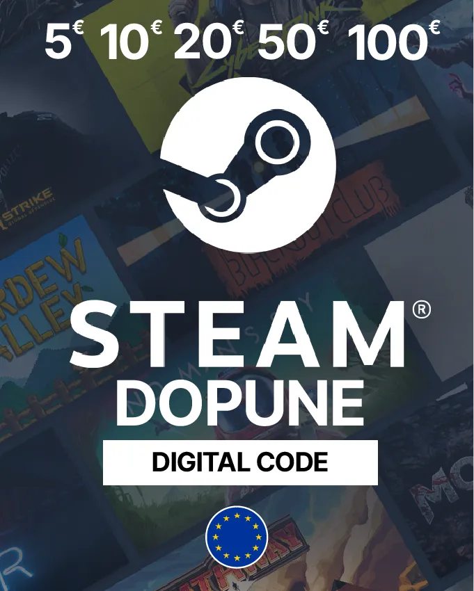 STEAM Wallet Gift Card (EUR) - Digitalna dopuna