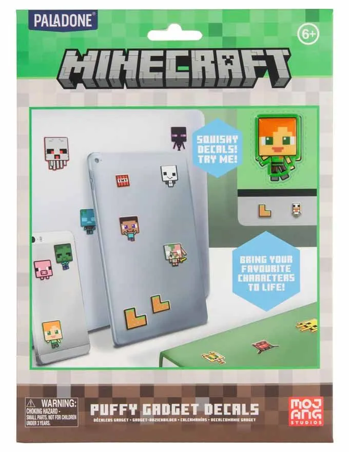Stikeri Minecraft Puffy Gadget Decals