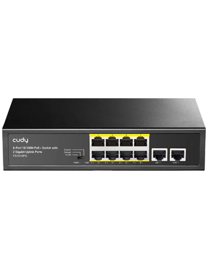 Svič Cudy FS1010PG PoE+ 8-port