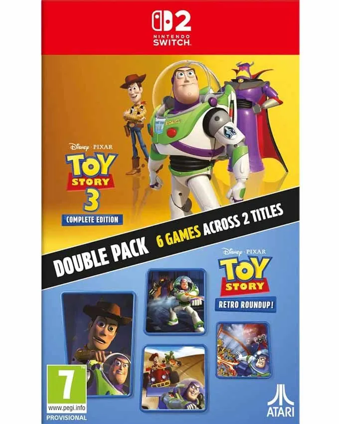 SWITCH 2 Toy Story: Retro Roundup! + Toy Story 3 Complete Edition Double Pack