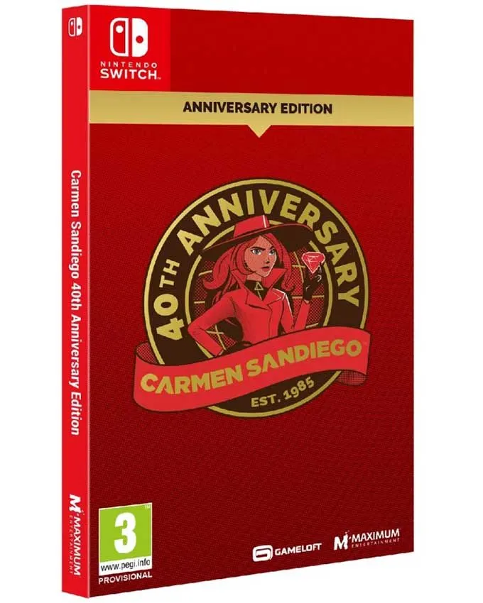 SWITCH Carmen Sandiego 40th Anniversary Edition