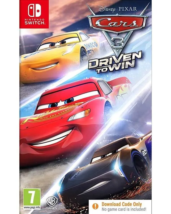 SWITCH Cars 3 - Driven to Win (code in a box)