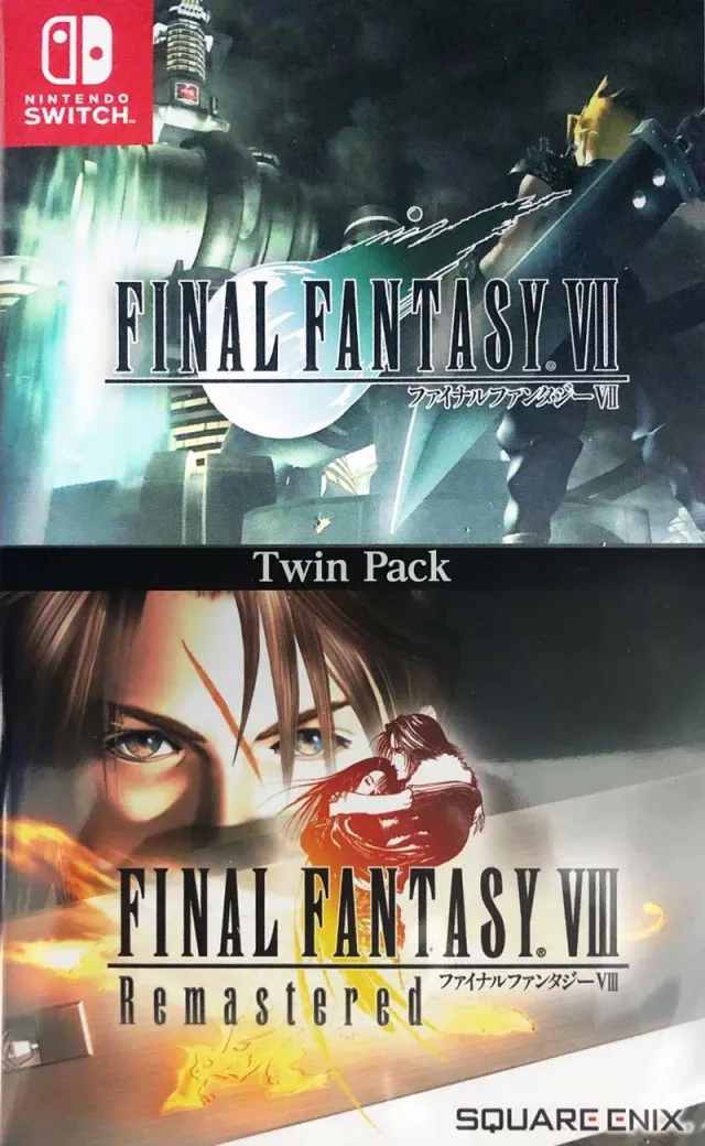 SWITCH FFVII and FFVIII Remastered Twin pack