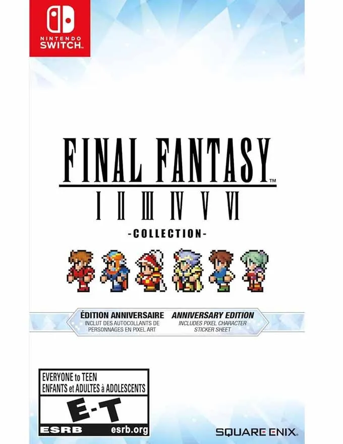 SWITCH Final Fantasy I-VI - Anniversary Edition