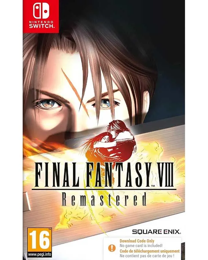 SWITCH Final Fantasy VIII Remastered (Code in a box)