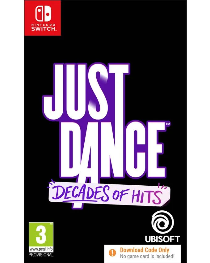 SWITCH Just Dance Decades of Hits (Code in a Box)