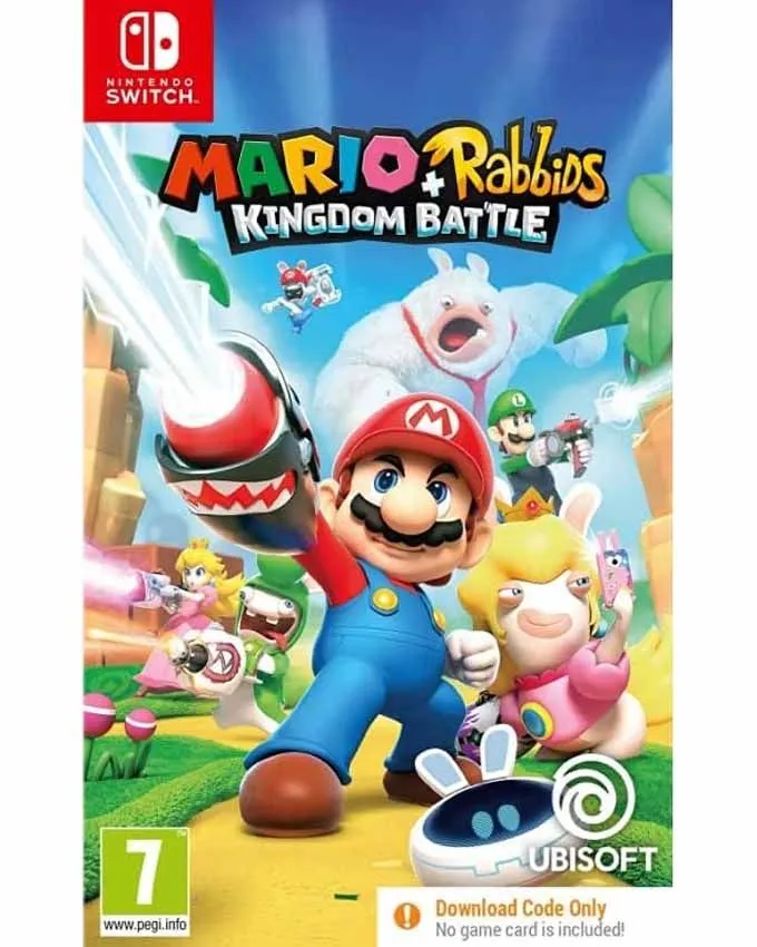 SWITCH Mario and Rabbids Kingdom Battle (Code in a box)