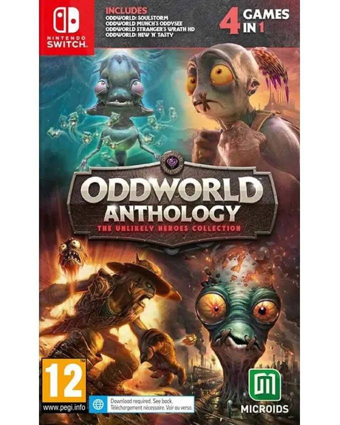 SWITCH Oddworld Anthology: The Unlikely Heroes Collection