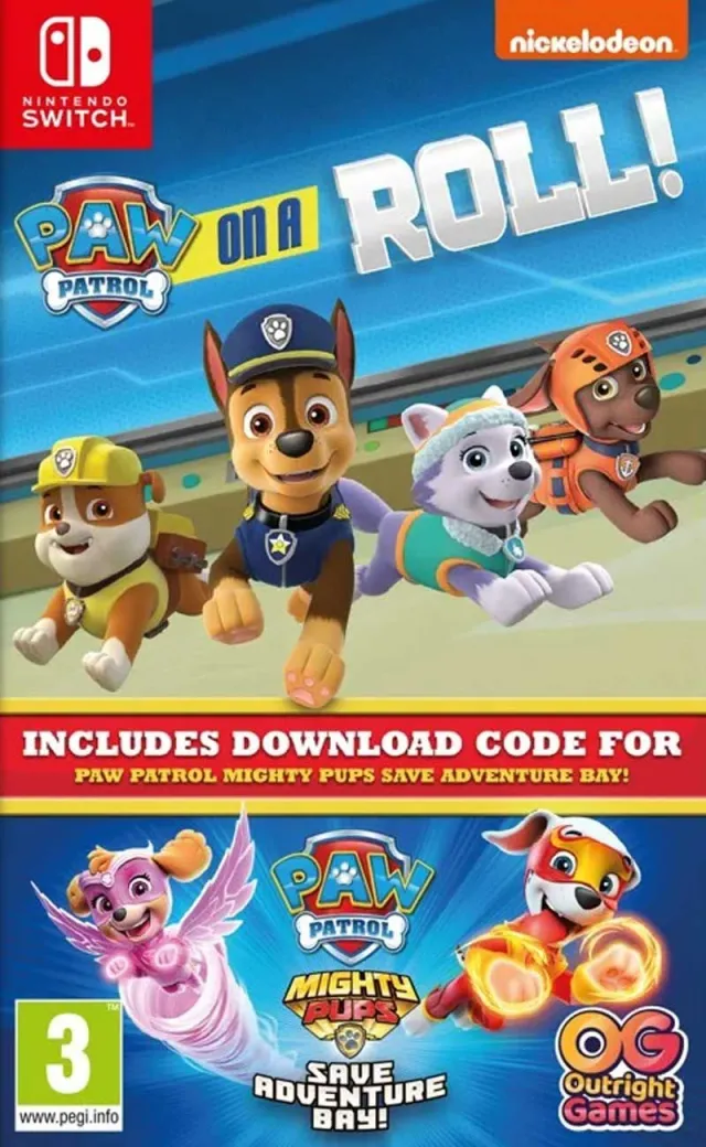 SWITCH Paw Patrol On a Roll and Mighty Pups Compilation
