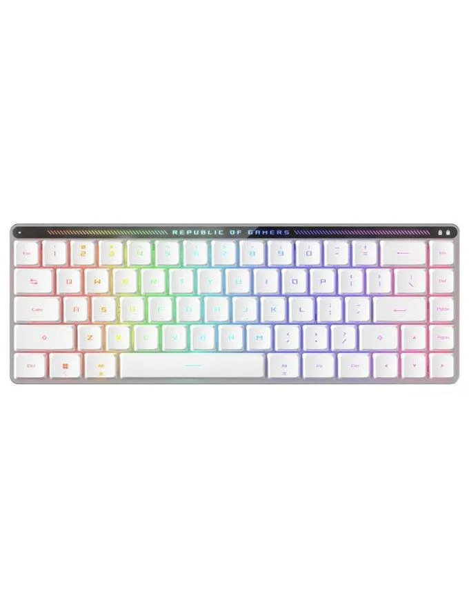 Tastatura ASUS ROG Falchion RX Low Profile Wireless - White (US) 65%