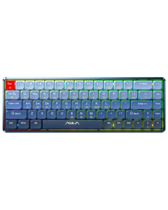 Tastatura Aula H68 Wireless Blue