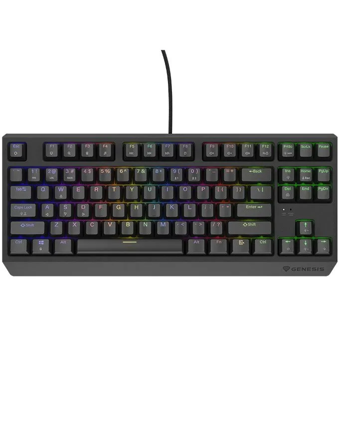 Tastatura Genesis Thor 230 TKL Mechanical Outemu Red Switch Black