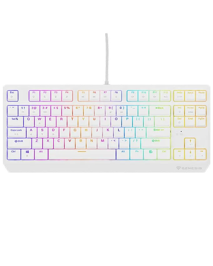 Tastatura Genesis Thor 230 TKL Mechanical Outemu Red Switch White