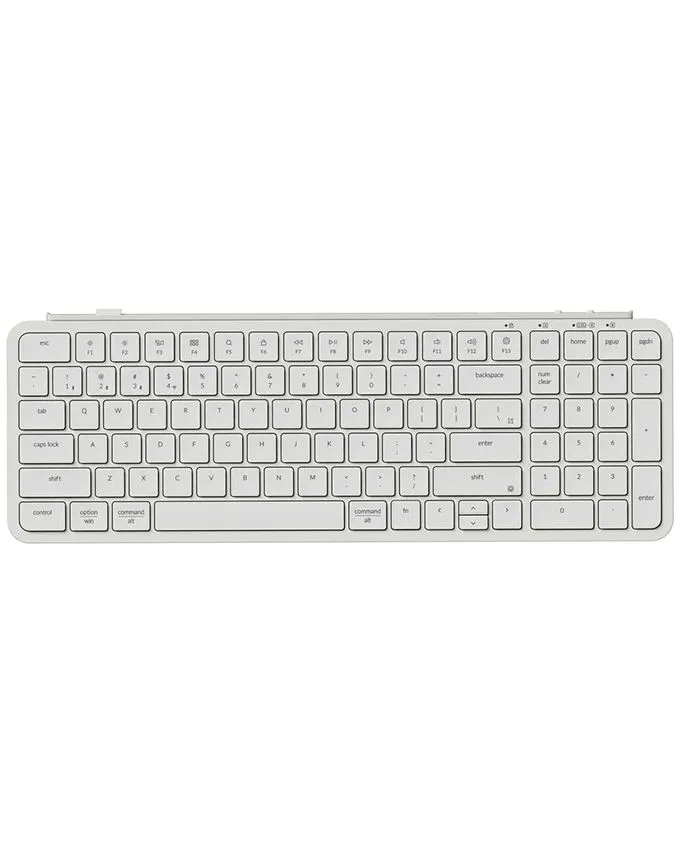 Tastatura Keychron B2 Pro Ultra-Slim (B2P-K8) Wireless / 75% / Scissor Switch / Iwory White