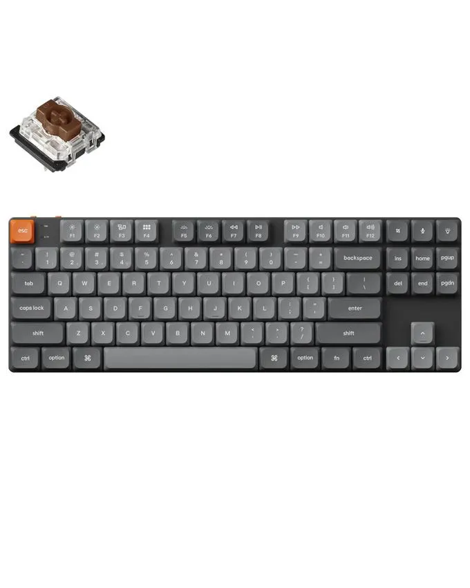 Tastatura Keychron K1M-A3 80% Brown Switch - Black