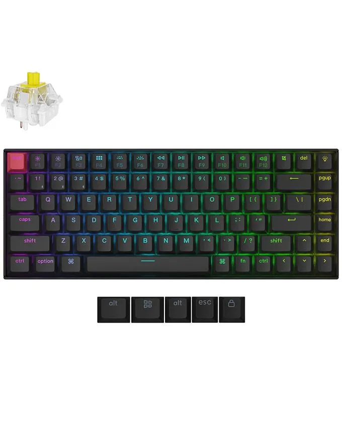 Tastatura Keychron K2 (K2X-B4) QMK Wireless / 75% / Banana Switch / Black