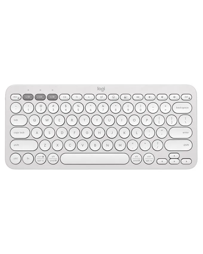 Tastatura Logitech K380s Bluetooth Pebble Keys 2 US White