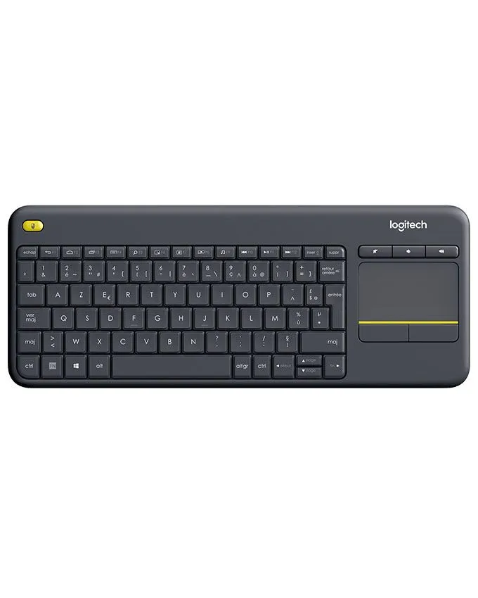 Tastatura Logitech K400 Plus Wireless Touch YU Black