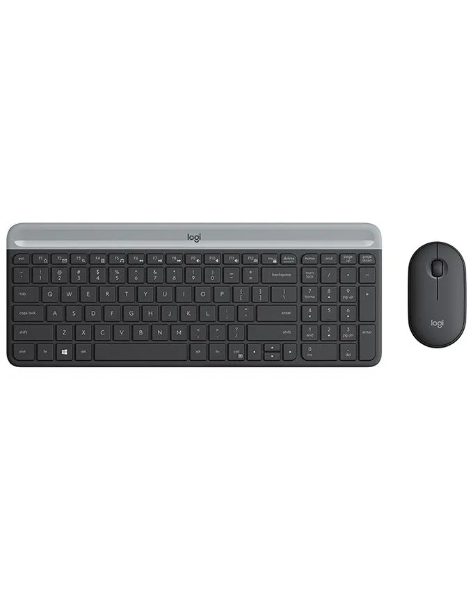 Tastatura + miš Logitech MK470 Wireless Slim YU Graphite