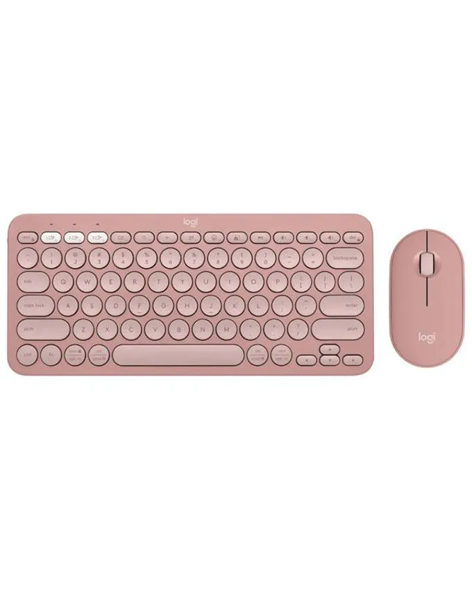 Tastatura + miš Logitech Pebble2 Wireless Combo Pink
