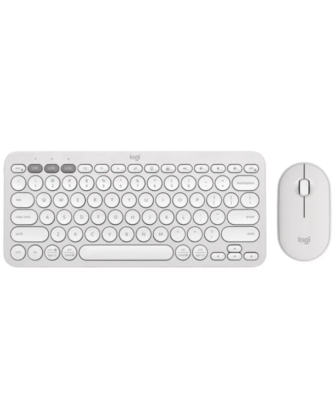Tastatura + miš Logitech Pebble2 Wireless Combo White
