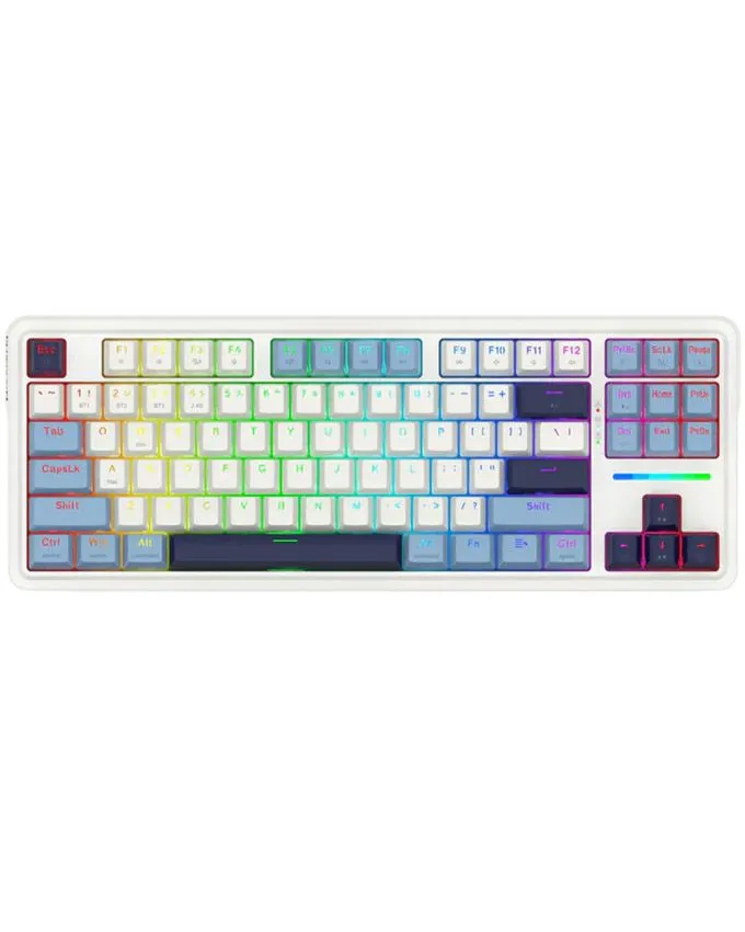 Tastatura Redragon Antonium Pro K728 80% Wireless White/Blue