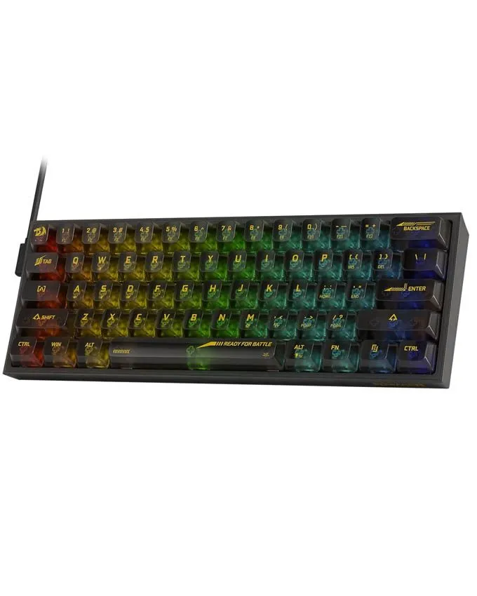 Tastatura Redragon Fizz K617 Gaming RGB 60% Black (mehanička)