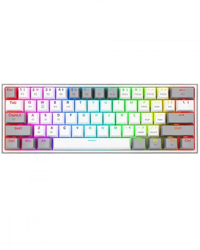 Tastatura Redragon Fizz Pro K616 RGB Wireless White/Gray 60% (mehanička, bežična)