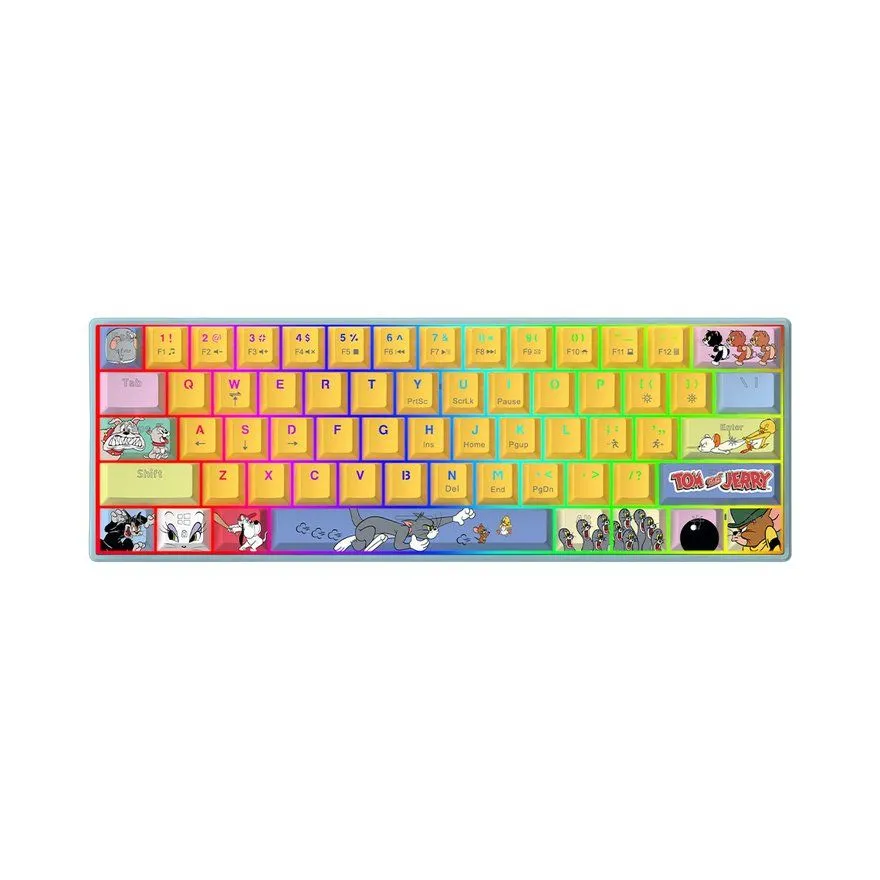 Tastatura Spawn Tom and Jerry / Gaming / Membranska / 60% / USB-C
