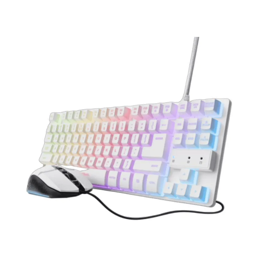 Tastatura Trust GXT 798 TKL Mehanička RGB White US