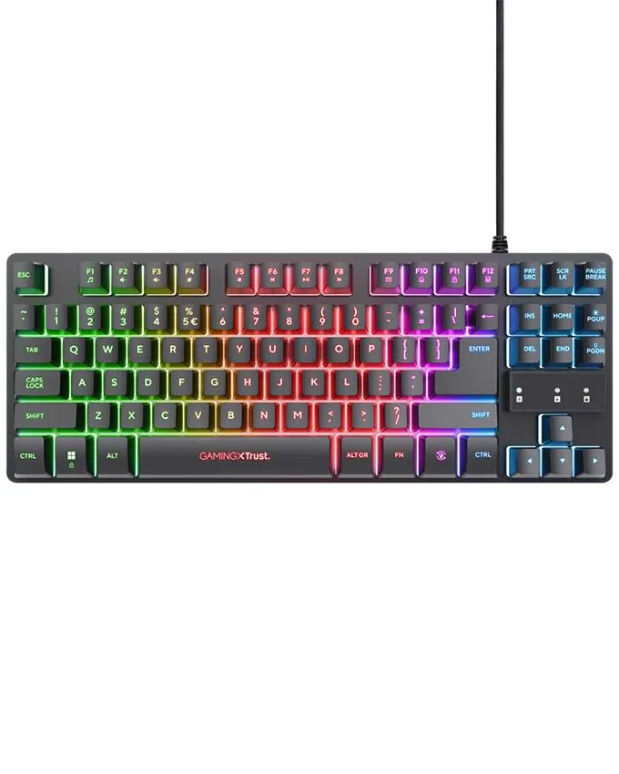 Tastatura Trust GXT833 Thado Tenkeyless US RGB - Black