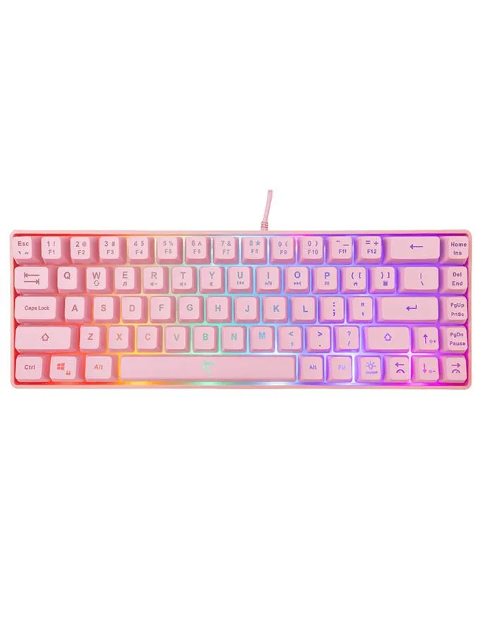 Tastatura White Shark Ronin Pink - US