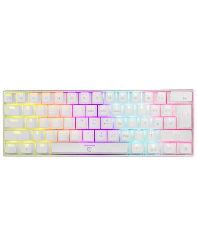 Tastatura White Shark Shinobi White Blue Switch 60% - US
