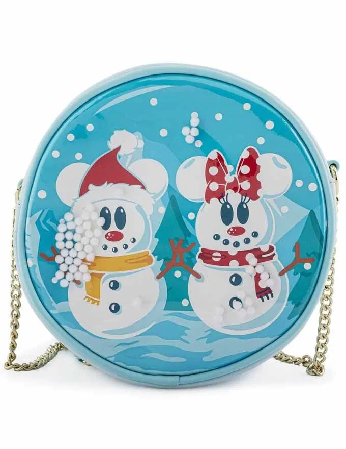 Torba Disney Snowman Mickey Minnie Snow Globe Crossbody
