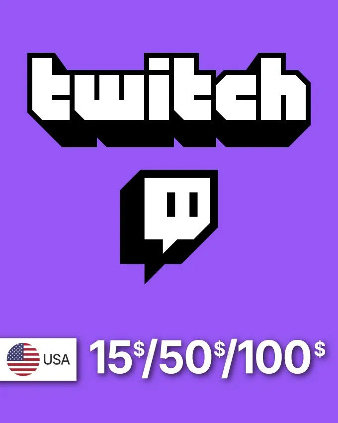 Twitch - Gift Card (USA) / Digitalna dopuna
