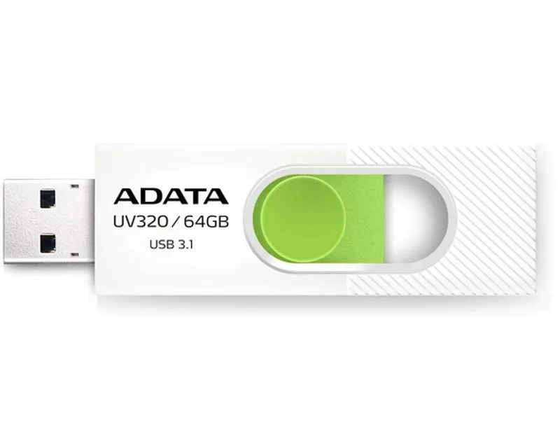 USB Flash ADATA 64GB 3.1 AUV320-64G-RWHGN Green / White