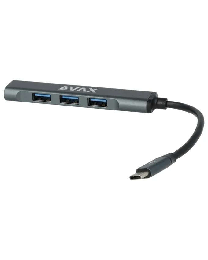 USB Hub AVAX Connect+ HB601 / USB-C / Type C / 4x USB 3.0