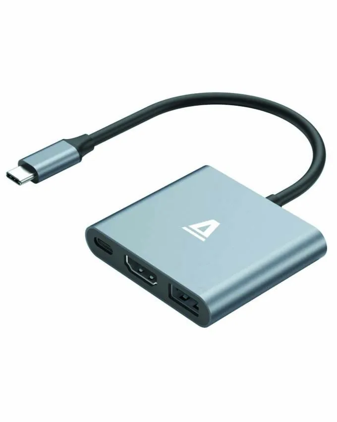 USB Hub AVAX HB9031 PD 100W - USB-C / USB 3.0 / HDMI / 4K/60 Hz / 100W
