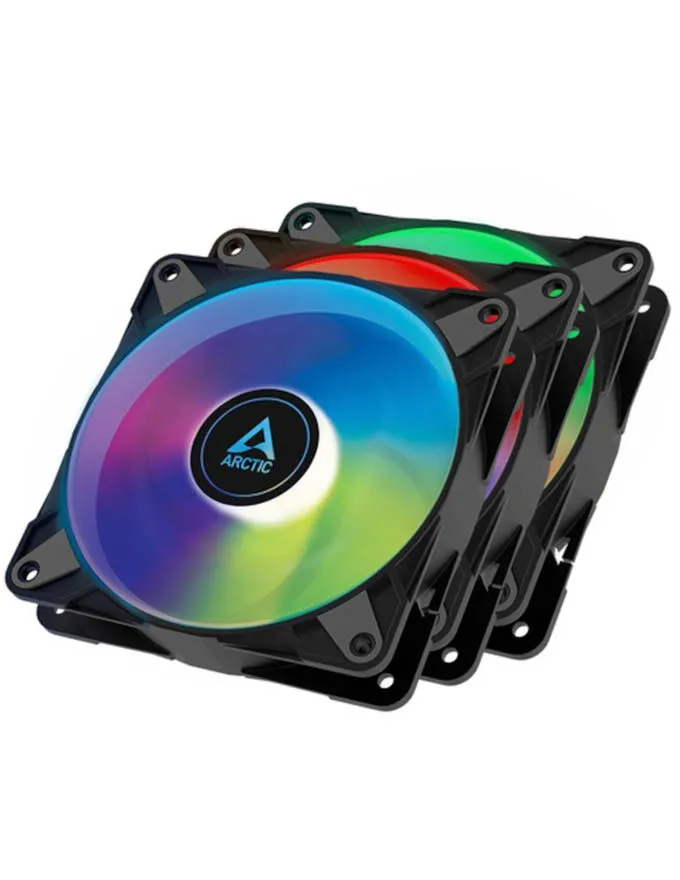 Ventilator Arctic P12 PWM PST A-RGB 3u1 Black